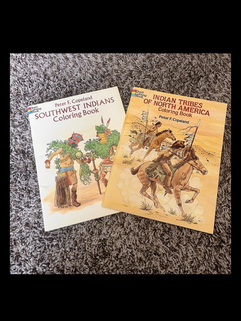Indian Tribes of North America Southwest Indians Coloring Books Peter F Copeland
